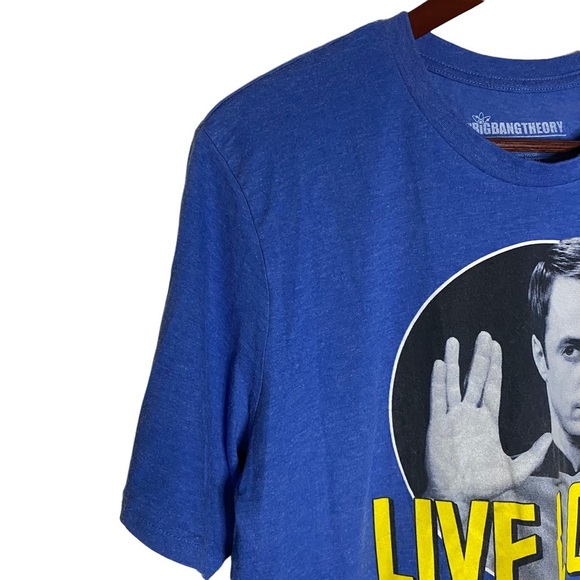 Star Trek Big Bang Theory Sheldon Live Long and Prosper Short Sleeve Tee Large L - Picture 8 of 16